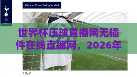 世界杯压球直播网无插件在线直播网,2026年看球新姿势?这些细节你未必知道 世界杯压球直播网无插件在线直播网,2026年看球新姿势?这些细节你未必知道