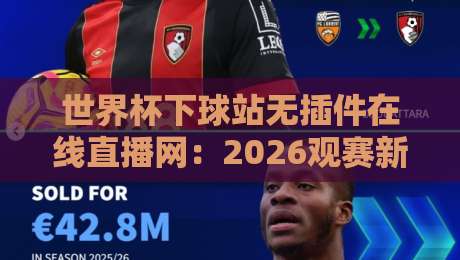 世界杯下球站无插件在线直播网：2026观赛新选择，告别卡顿与广告