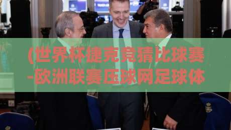 (世界杯捷克竞猜比球赛-欧洲联赛压球网足球体育)：2026年观赛与竞猜全攻略