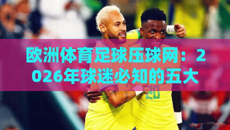 欧洲体育足球压球网：2026年球迷必知的五大新变化与防坑指南
