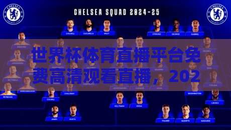 世界杯体育直播平台免费高清观看直播,2026年观赛攻略与实测推荐