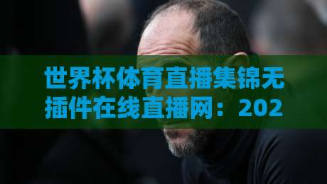 世界杯体育直播集锦无插件在线直播网：2026年球迷的私房观赛指南