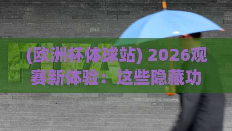 (欧洲杯体球站) 2026观赛新体验：这些隐藏功能你未必知道